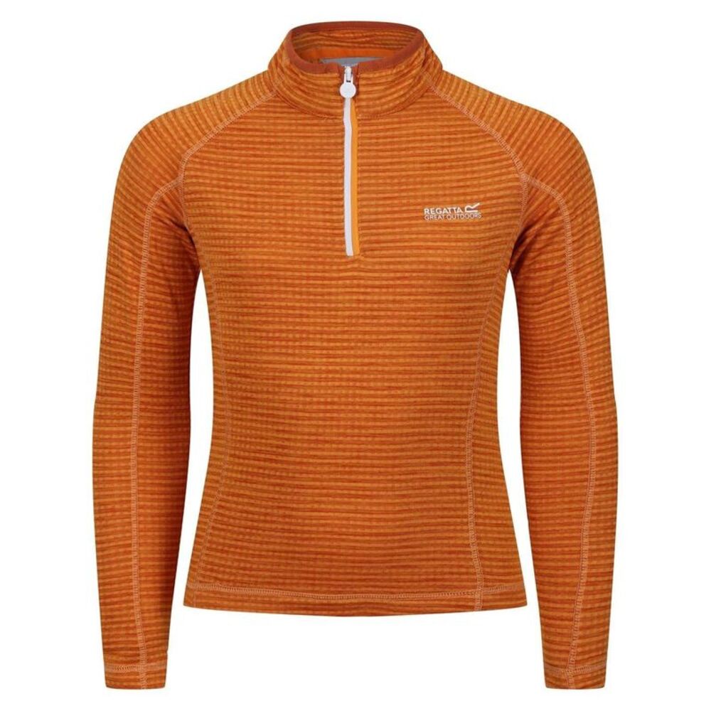 Regatta Childrens/Kids Stripe Regular  Sweatshirt / Orange Pepper